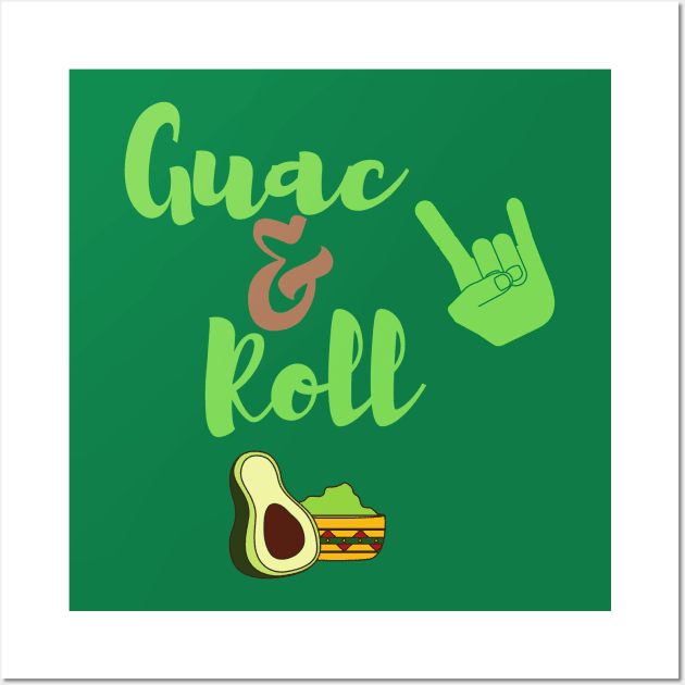 Rock and roll guacamole Wall Art by AJDP23